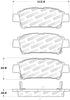 Stoptech 305.0995 Street Select Brake Pads - Front/Rear