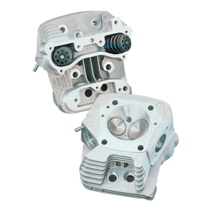 S&S 90-1015 Cycle 84-99 BT 83cc Cylinder Head Kit For S&S 4in Bore - Natural Alu