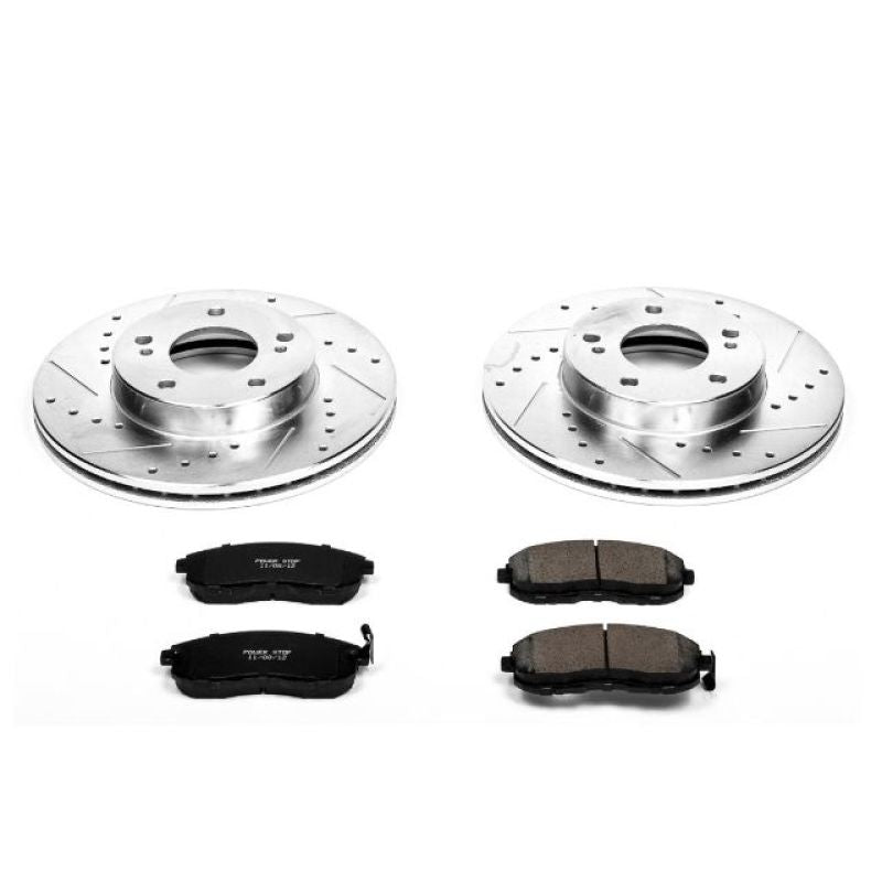 PowerStop K660 fits Infiniti 96-99 I30 Front Z23 Evolution Sport Brake Kit