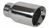 Vibrant 1209 3in Round SS Exhaust Tip (Double Wall Angle Cut Beveled Outlet)