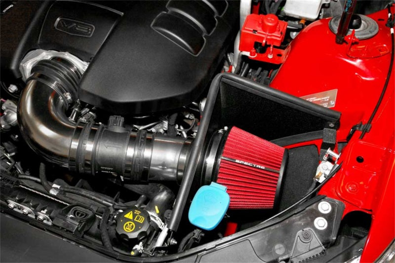 Spectre 9017 08-09 Pontiac G8 V8-6.0/6.2L F/I Air Intake Kit - Polished w/Red Filter
