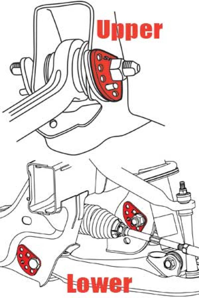 SPC Performance 86321 fits GM Alignment Cam Lock Plate (2)