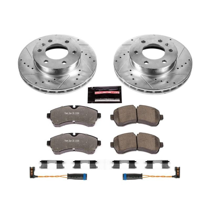 PowerStop K6234 36 07 fits Dodge Sprinter 3500 Front Z36 Truck & Tow Brake Kit