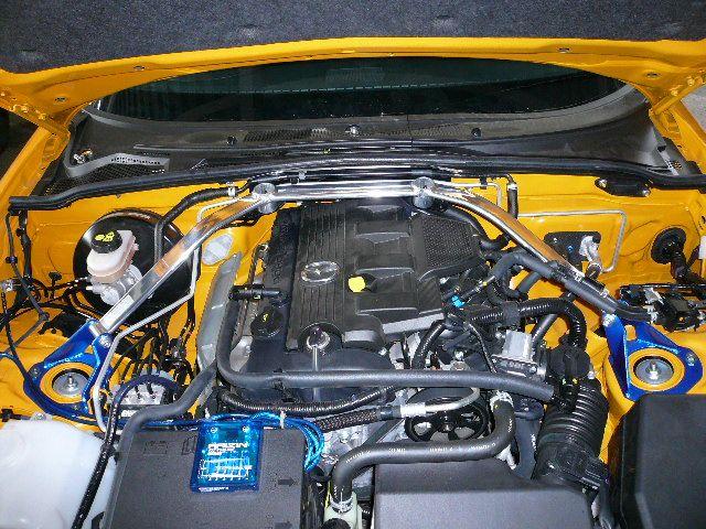 Cusco 428 540 AT Strut Bar OS Front NCEC fits Miata (attaches to firewall also)