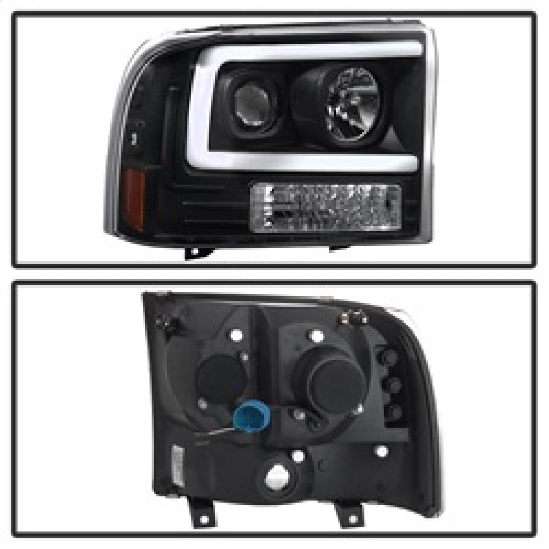 Spyder 5084491 fits Ford 99-04 F250 Super Duty Projector Headlights - Light Bar