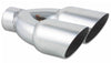 Vibrant 1333 Dual 3.5in Round SS Exhaust Tip (Single Wall Angle Cut)