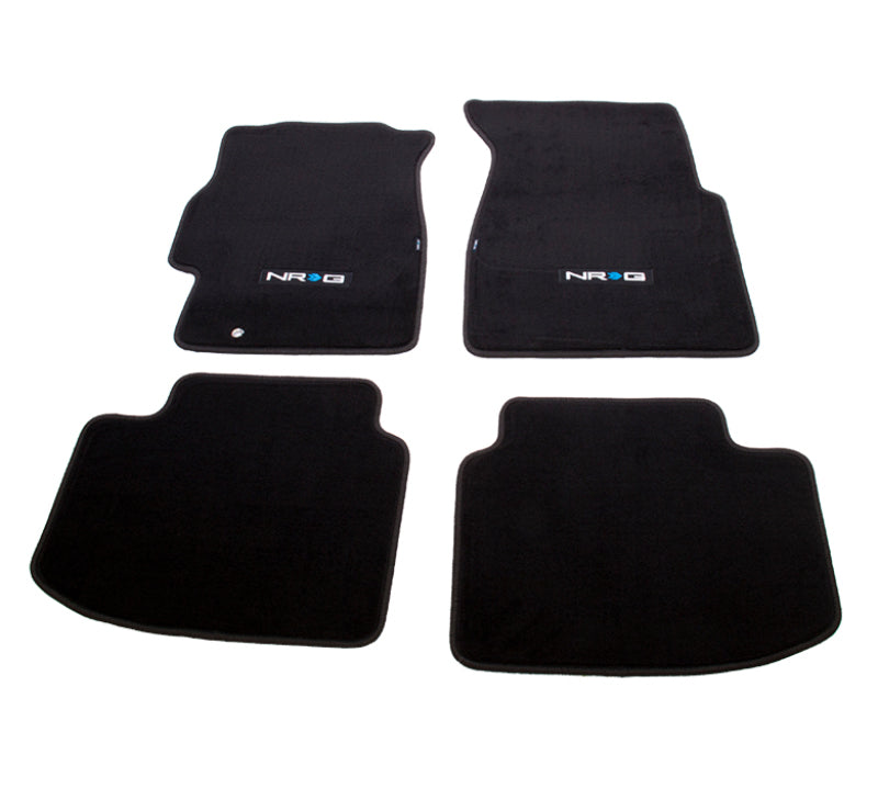 NRG FMR-130 Floor Mats - fits Honda 96-00 Civic 2DR & 3DR (EK9 Logo) - 4pc.