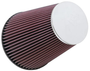 K&N Engineering RC-5046 K&N Universal Chrome Filter 6 inch FLG / 7.5 inch Base / 4.5 inch Top / 9 inch Height