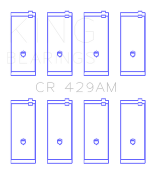 King CR429AM fits Toyota 2A/3A/4A (Size STD) Rod Bearing Set