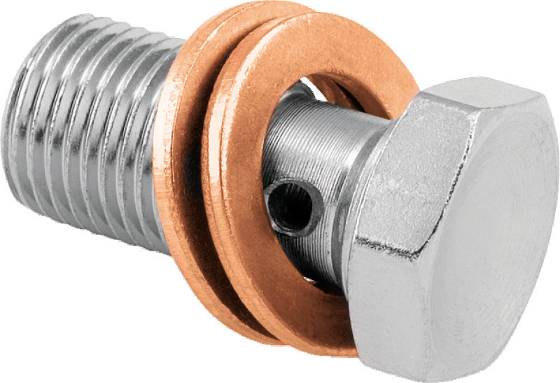 Twin Power 35958 Chrome Brake Fitting 7/16 Inch Banjo Bolt