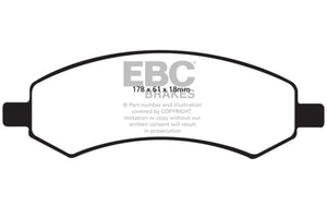 EBC UD1084 06-09 fits Chrysler Aspen 4.7 Ultimax2 Front Brake Pads
