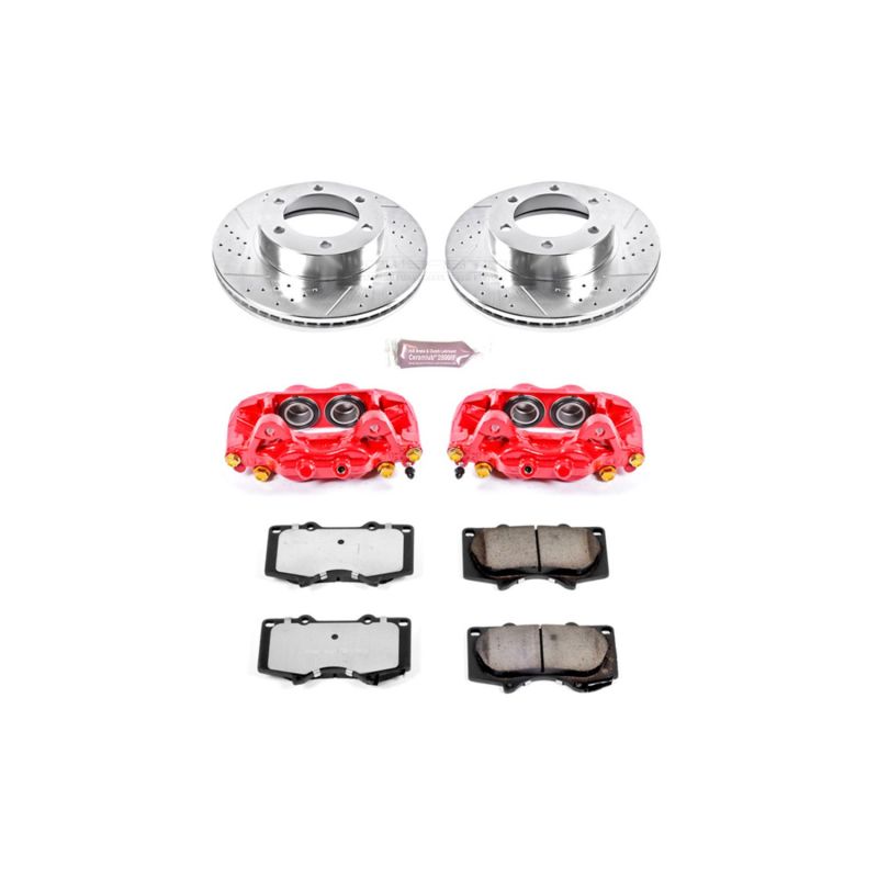 PowerStop KC2324-36 00-06 fits Toyota Tundra Front Z36 Truck & Tow Kit w/Cals