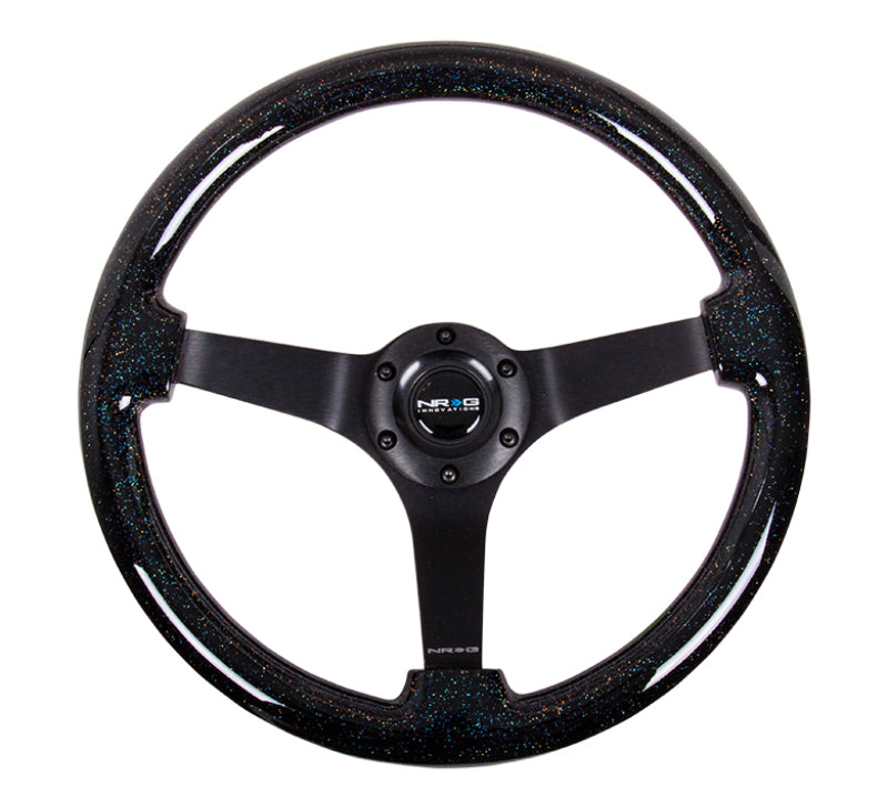 NRG RST-036BSB-BK RST-036BSB-BK Reinforced Steering Wheel Classic Blk Sparkle