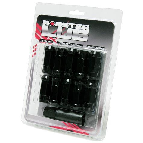 Wheel Mate 33006B Monster Open End Lug Nut Set of 20 - Black 14x1.50