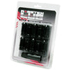 Wheel Mate 33006B Monster Open End Lug Nut Set of 20 - Black 14x1.50