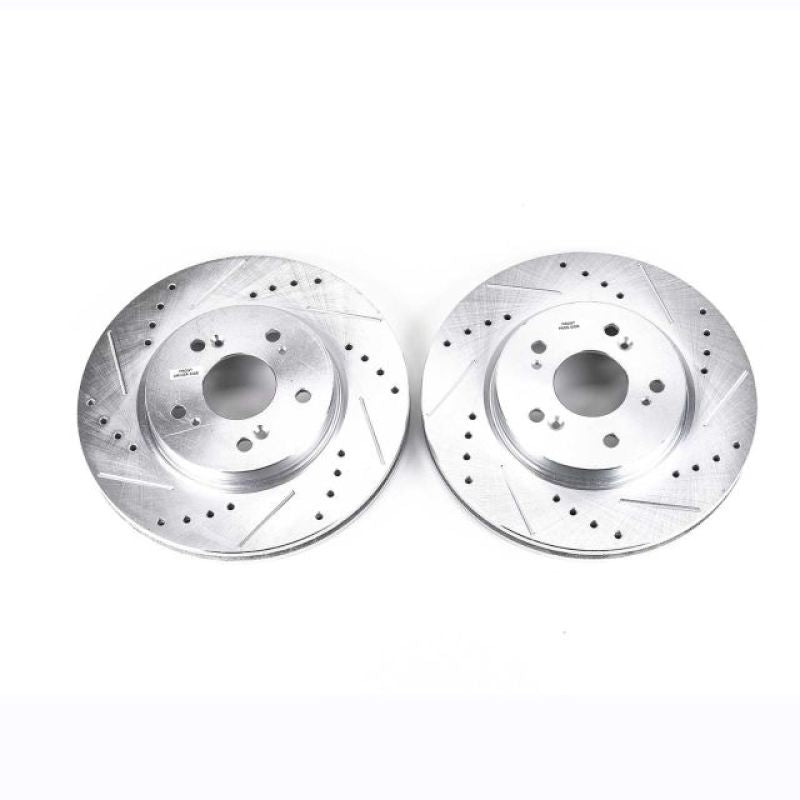 PowerStop fits Acura 07-12 RDX Front Evolution Drilled & Slotted Rotors - Pair