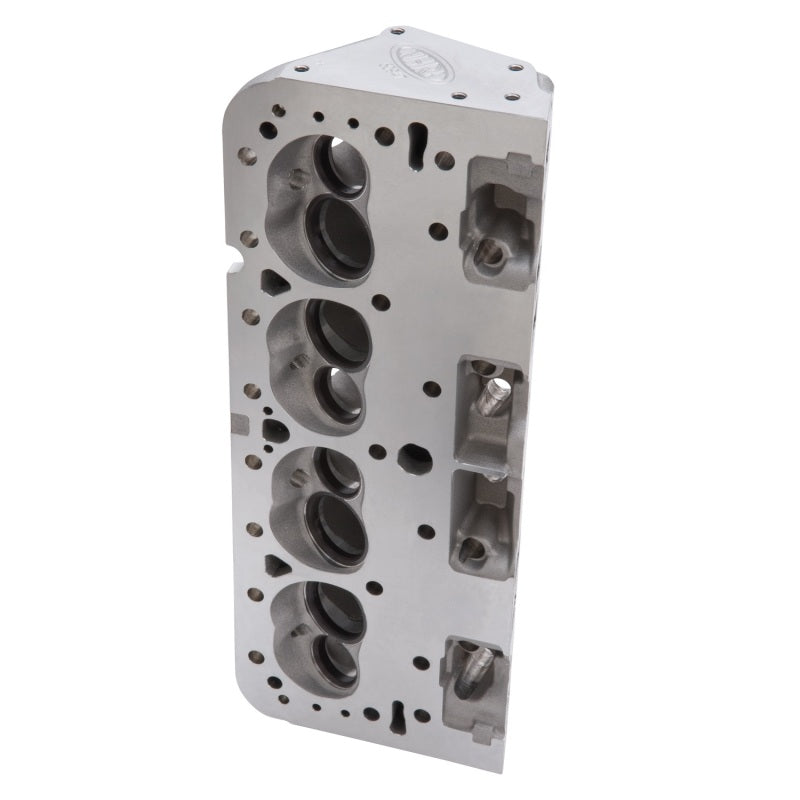 Edelbrock 60947 Cylinder Head fits SBC NHRA Legal 64cc Angled Plug Bare Single
