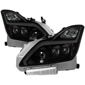 xTune 9039348 fits Infiniti G37 Coupe HID Only 08-15 Projector Headlights Black