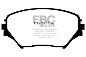EBC UD862 01-03 fits Toyota RAV 4 2.0 Ultimax2 Front Brake Pads