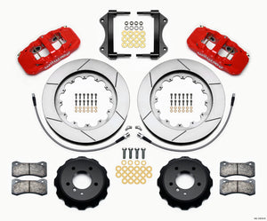 Wilwood 140-13919-R fits AERO6 Front Hat Kit 15.00 Red 2007-2011 fits BMW E90 S