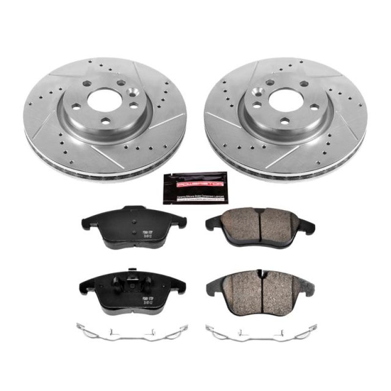 PowerStop K5608 fits Volvo 11-14 S60 Front Z23 Evolution Sport Brake Kit