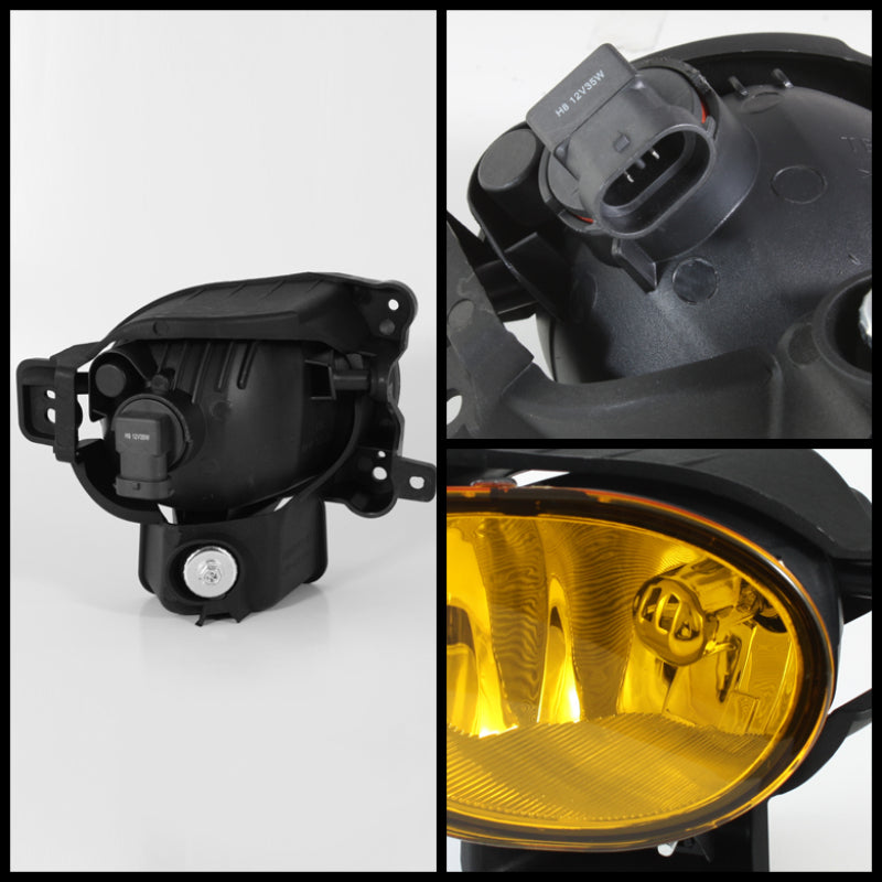Spyder 5064691 fits Acura 07-08 TL OEM Fog Lights wo/Switch Yellow FL-ATL08-Y