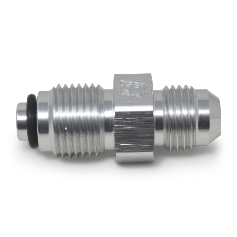 Russell 648020 Performance -6 AN (male to 9/16in-18 O-ring seal) Power Steering Adapter. Clear anodized