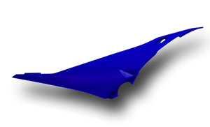 Cycra 1CYC-1777-62 10-13 fits Yamaha YZ450F Tank Covers - Blue