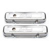Edelbrock 4457 Valve Cover Signature Series fits Pontiac 1962-1979 301-455 CI V8 Tall Chrome