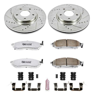 PowerStop K152-26 03-04 fits Infiniti M45 Front Z26 Street Warrior Brake Kit
