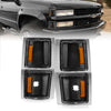 ANZO 521042 1998 fits Chevrolet 94-19 Blazer Corner Lights Black Housing Clear Lens w/ Amber Reflector