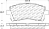 Stoptech 305.0721 Street Select Brake Pads - Front/Rear