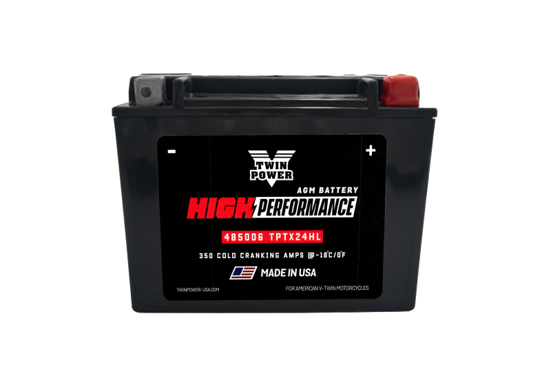 Twin 485006 Power YTX-24HL High Performance Battery Replaces H-D 66010-82A Made in USA