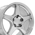 OE Wheels CV01-17095-5475-56P 17" Replica fits Chevrolet Corvette ZR1 Polished