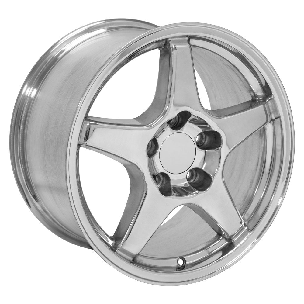 OE Wheels CV01-17095-5475-56P 17" Replica fits Chevrolet Corvette ZR1 Polished