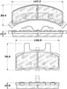 Stoptech 308.0369 Street Touring 88-91 fits GMC/fits Chevy C1200/C2500/K1500/K2500 Front Brake Pads