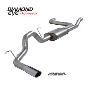 Diamond Eye Performance K3520A Diamond Eye KIT 3-1/2in Catback Single GAS AL fits NISSAN TITAN 5.6L 07-10