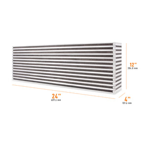 Mishimoto MMUIC-06 Universal Air-to-Air Intercooler Core - 24in / 12in / 4in
