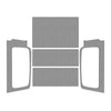 DEI  50605 fits Jeep 04-06 Wrangler LJ Unliminted Leather Look Headliner Complet