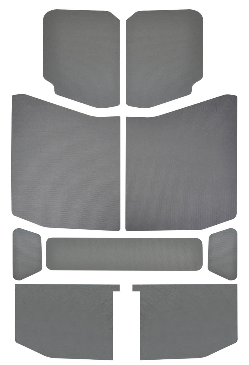 DEI  50171 fits Jeep 18-23 Wrangler JL 4-Door Boom Mat Headliner - 9 Piece - Gra