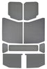 DEI  50171 fits Jeep 18-23 Wrangler JL 4-Door Boom Mat Headliner - 9 Piece - Gra