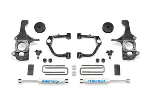Fabtech K7028 07-15 fits Toyota Tundra 2WD/4WD 4in Budget UCA System w/Rear Perf. Shocks