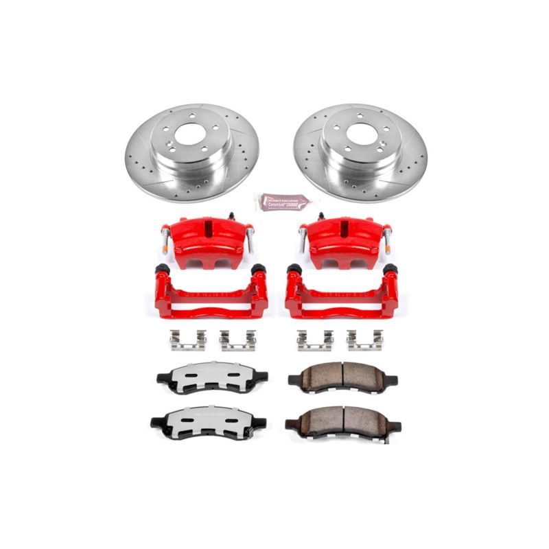Power Stop KC2084B-36 06-08 fits Isuzu Ascender Front Z36 Truck & Tow Kit w/Cals