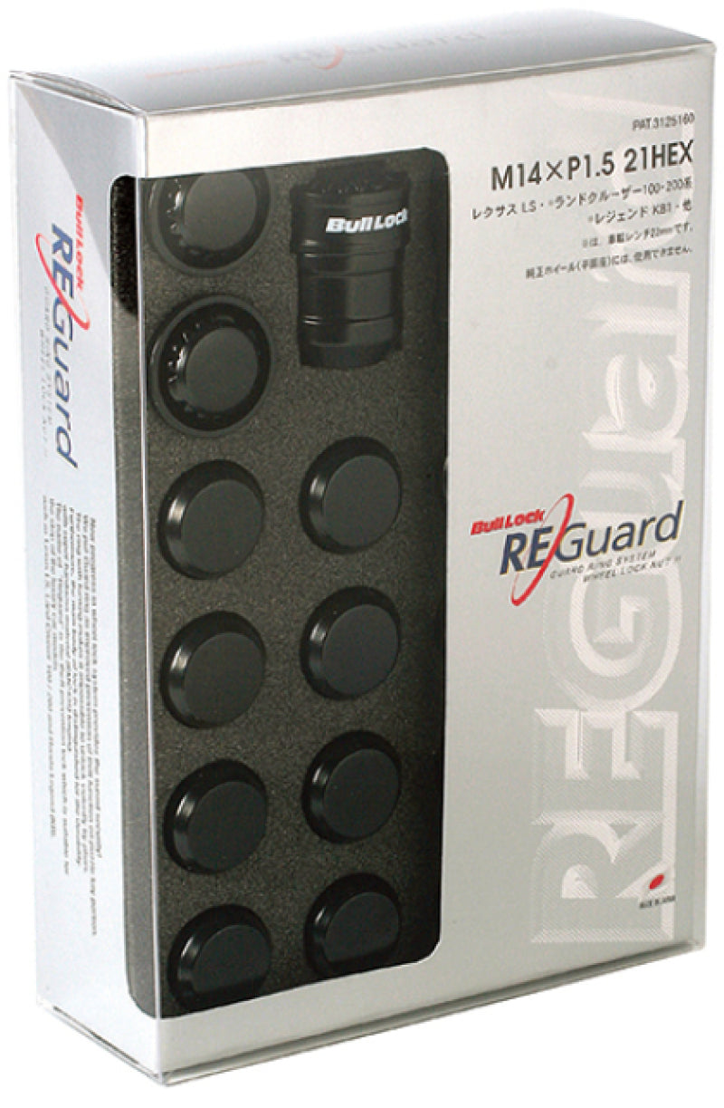 Project Kics WRE060B 21/22HEX Black Bull Lock Re Guard - 14X1.50