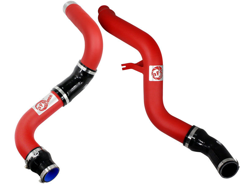 AFE 46-20174-R unner 3in Red Intercooler Hot and Cold Side Tubes 14-15 fits Dod