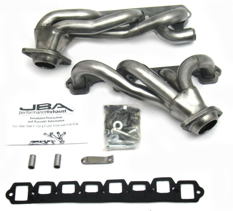 JBA 1628S fits Ford 87-96 F-150 5.8L SBF 1-5/8in Primary Raw 409SS Cat4Ward Header