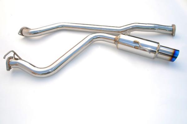 Invidia HS08SW4GST 08-09 WRX Sedan 76mm (101mm tip) RACING Titanium Tip Cat-back