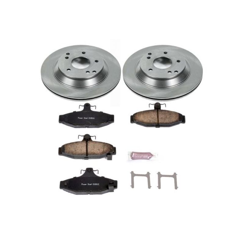 PowerStop KOE1523 fits Chevrolet 88-96 Corvette Rear Autospecialty Brake Kit