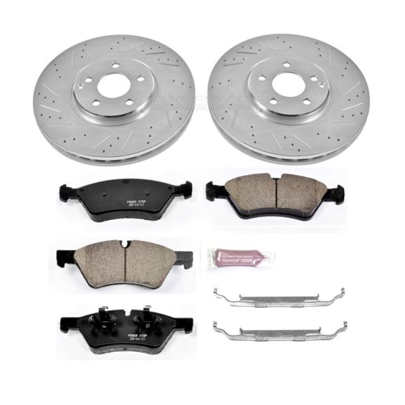 PowerStop fits Mercedes-Benz 07-09 E350 Front Z23 Evolution Sport Brake Kit