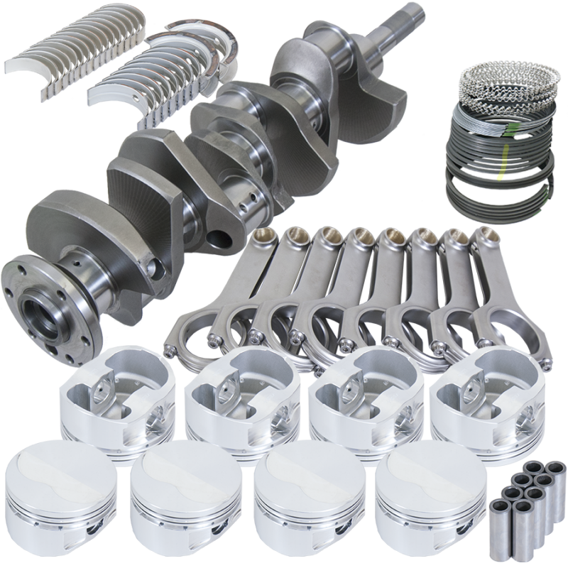 Eagle 157084100 fits Ford FE 3.980in Crank 6.490in H-Beam Forged 4032 -6.2cc 4.100in Pistons Rotating Assembly